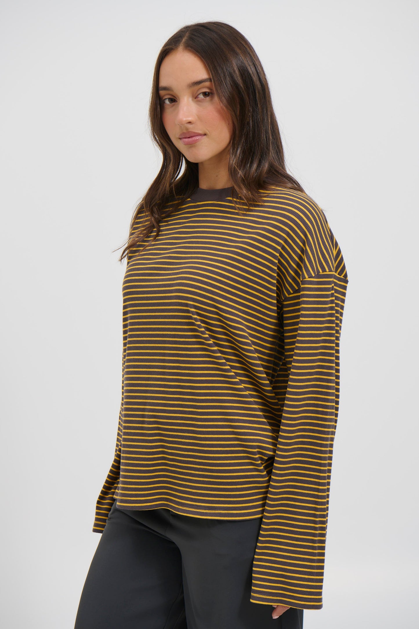 Georgie Long Sleeve Yellow - FINAL SALE