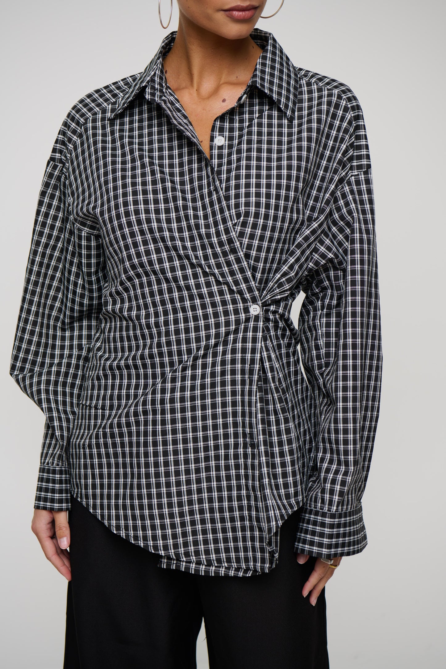 Cooper Shirt Black/White