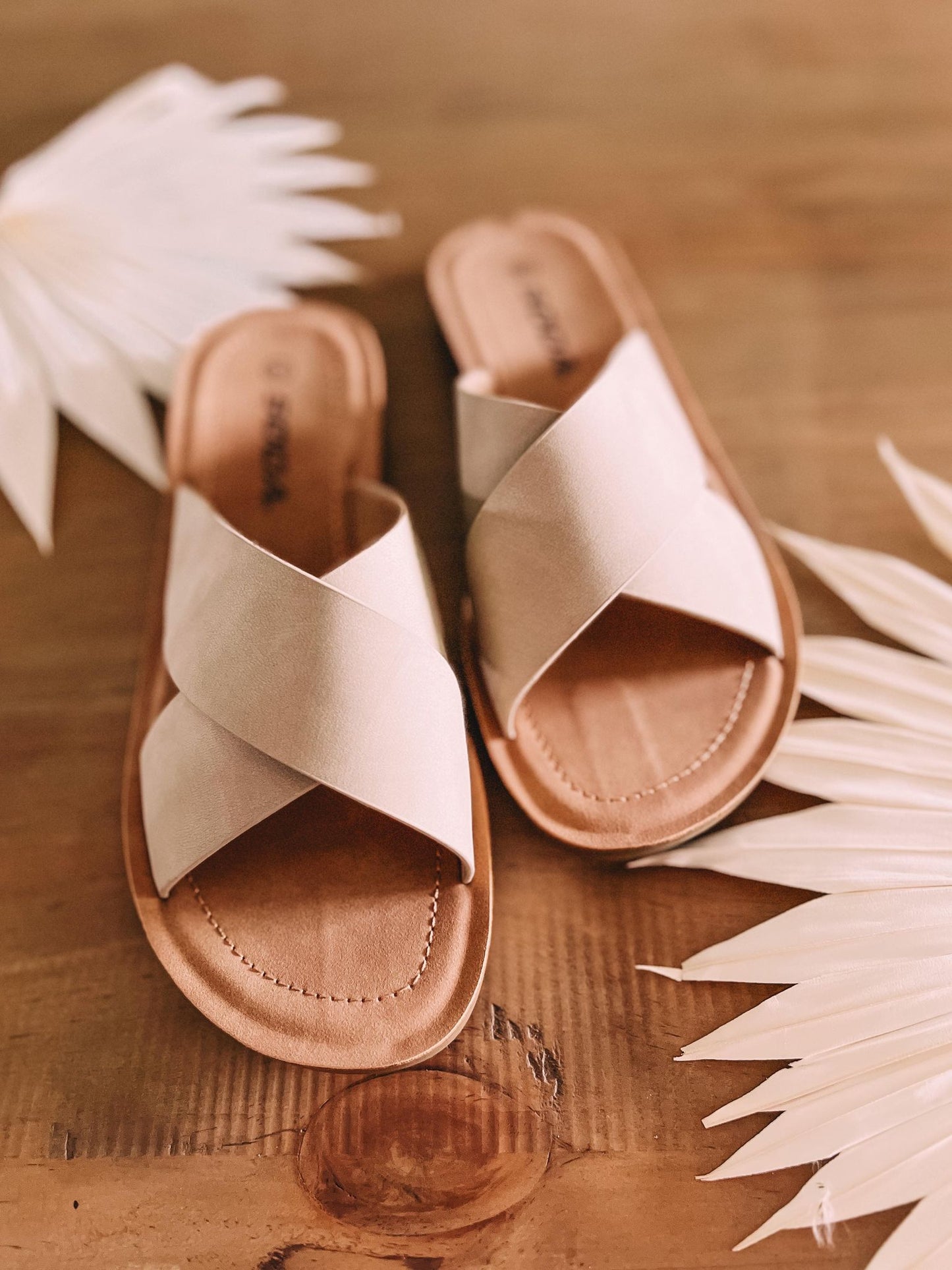 (SALE) Along The Bay Sandals (Blonde)