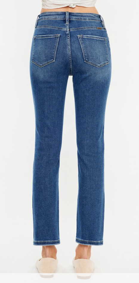 (SALE) KanCan High Rise Straight Denim (Auren)