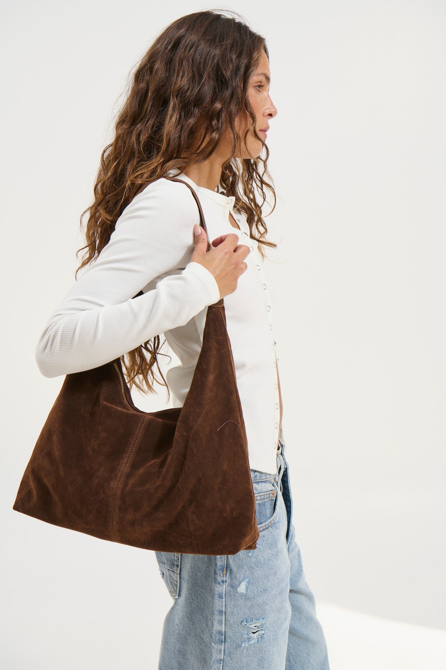 Kacey Slouch Bag Choc