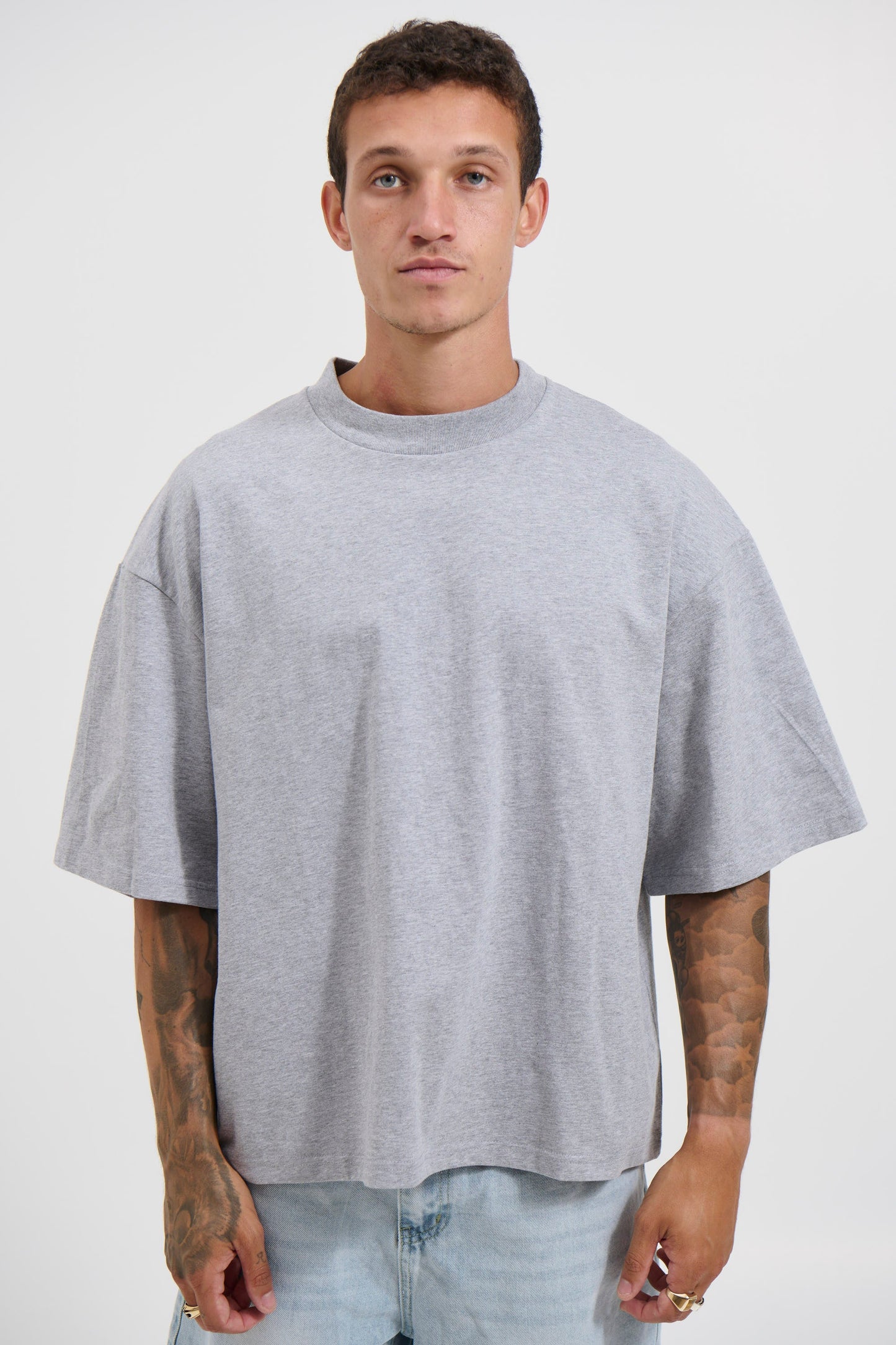 Emmett Box Tee Grey