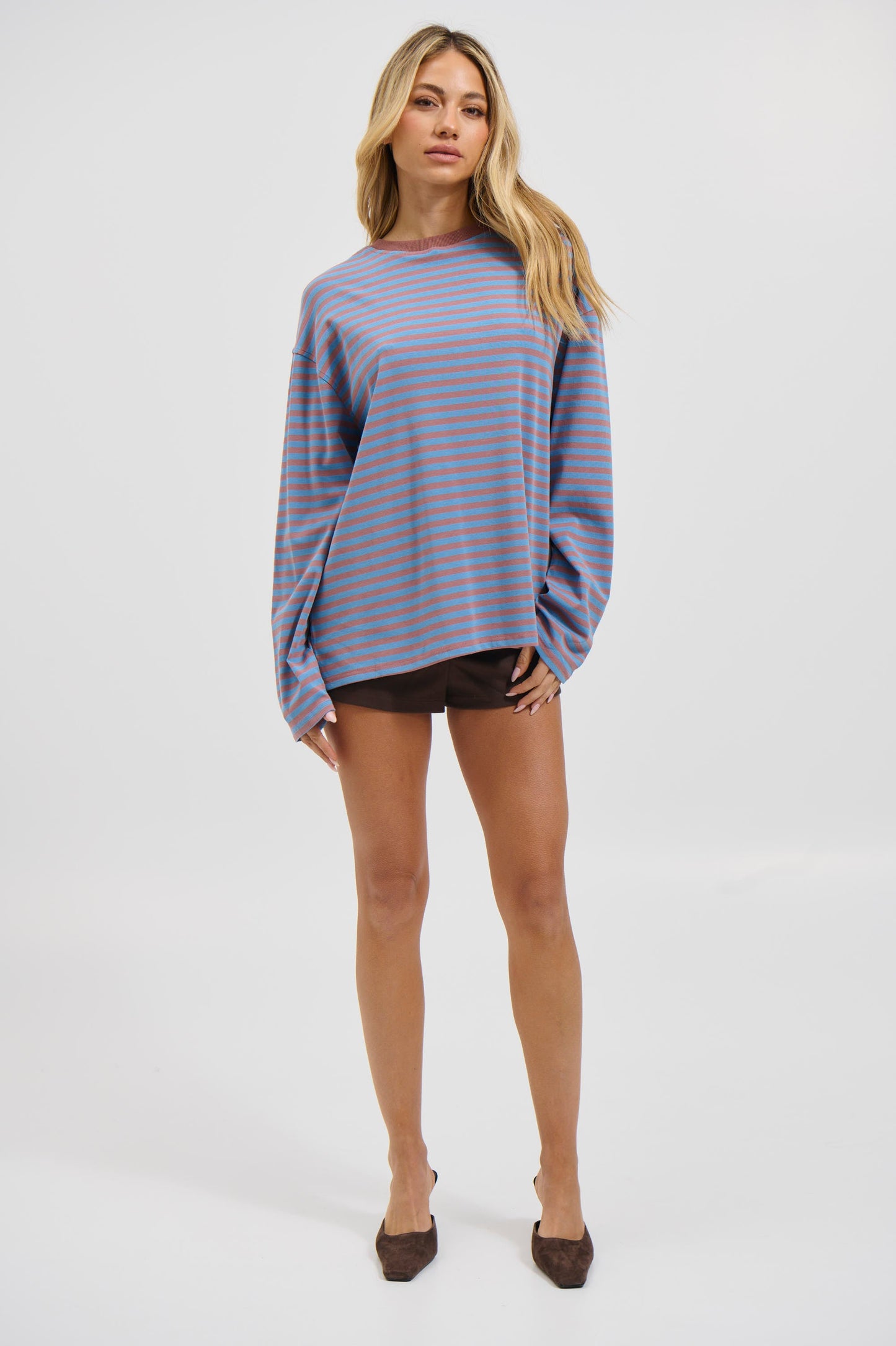 Asher Long Sleeve Chocolate - FINAL SALE