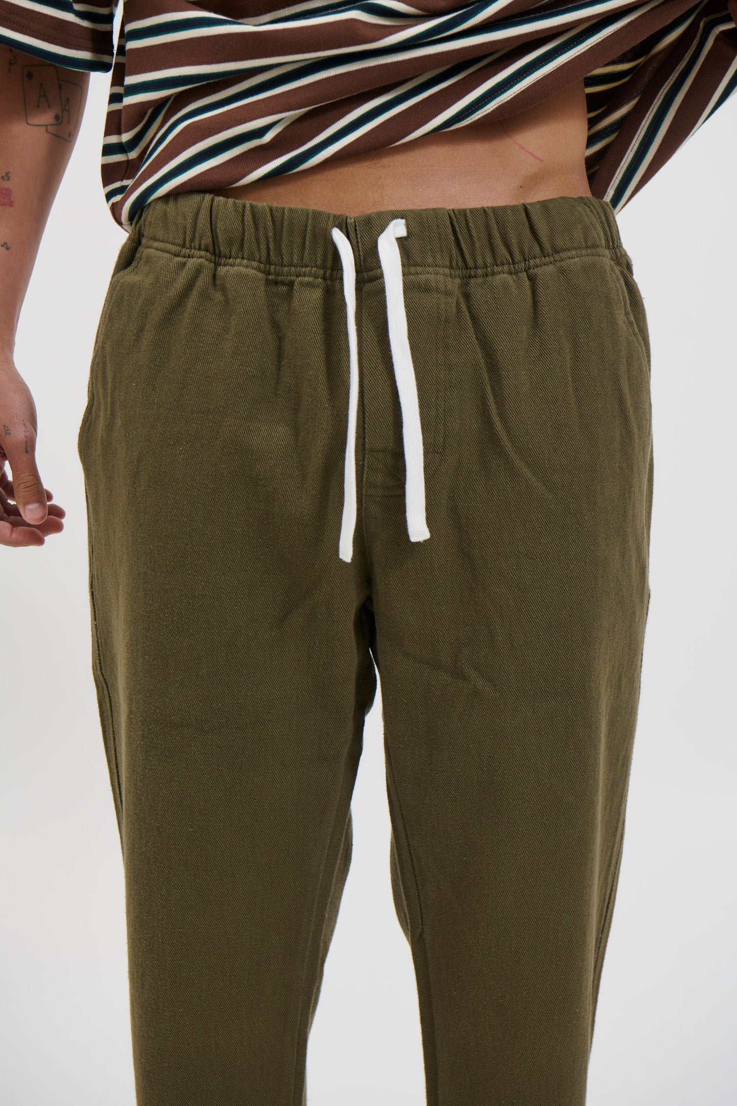 Drill Jogger Pant Olive