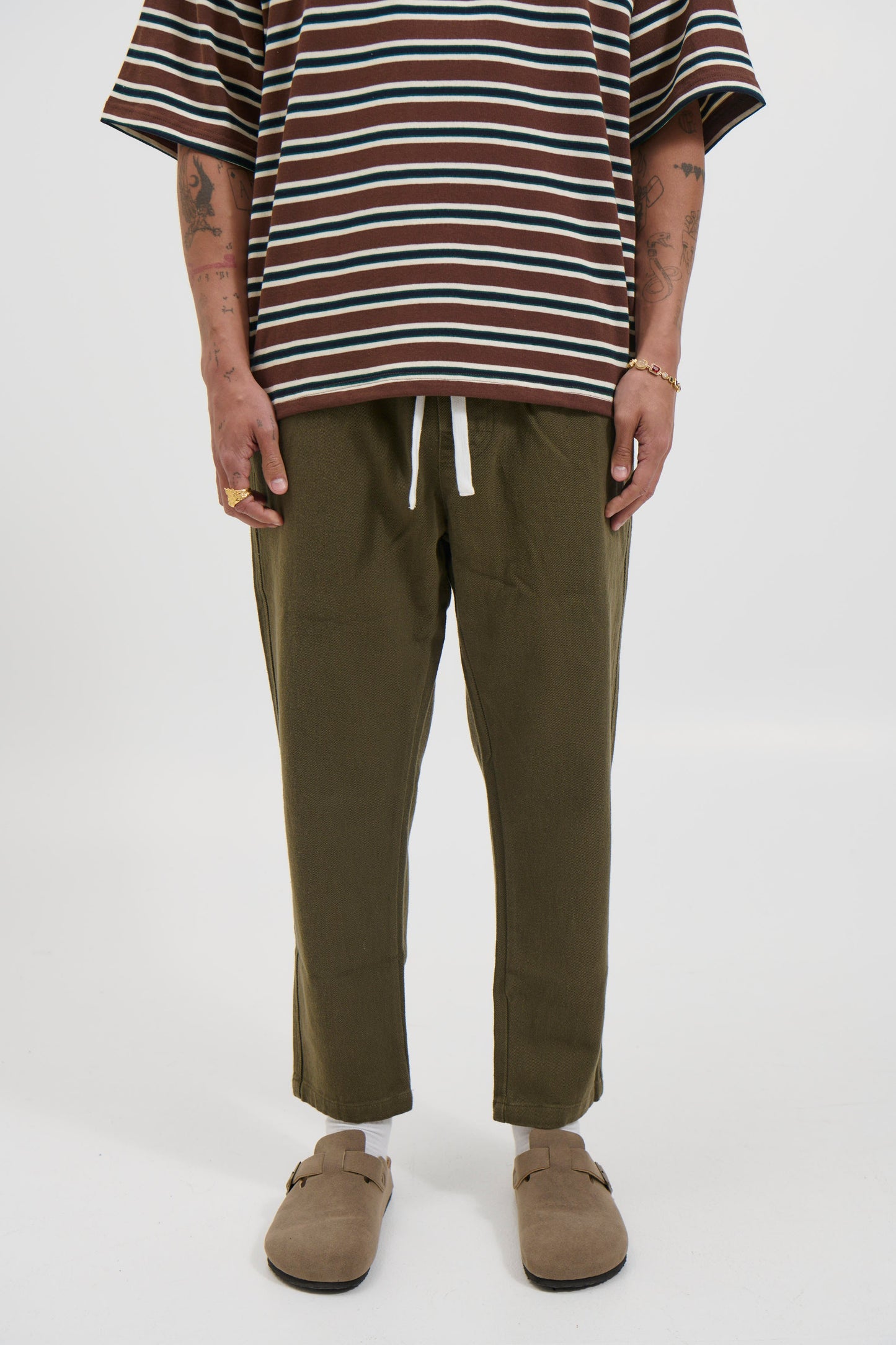 Drill Jogger Pant Olive