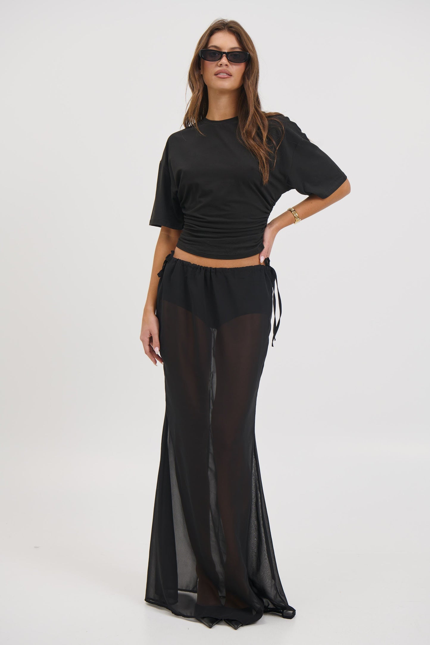 Arianne Maxi Skirt Ink
