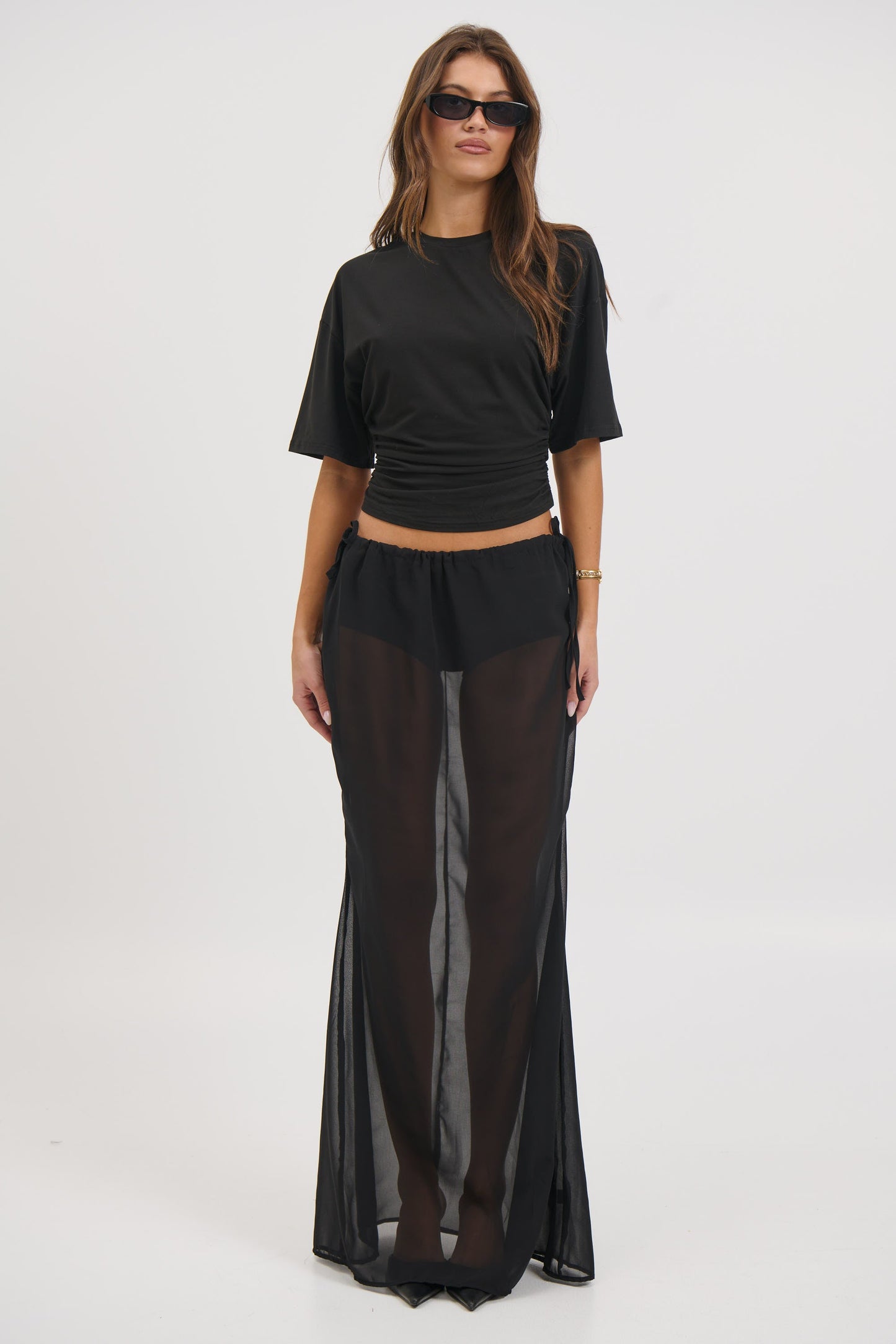 Arianne Maxi Skirt Ink