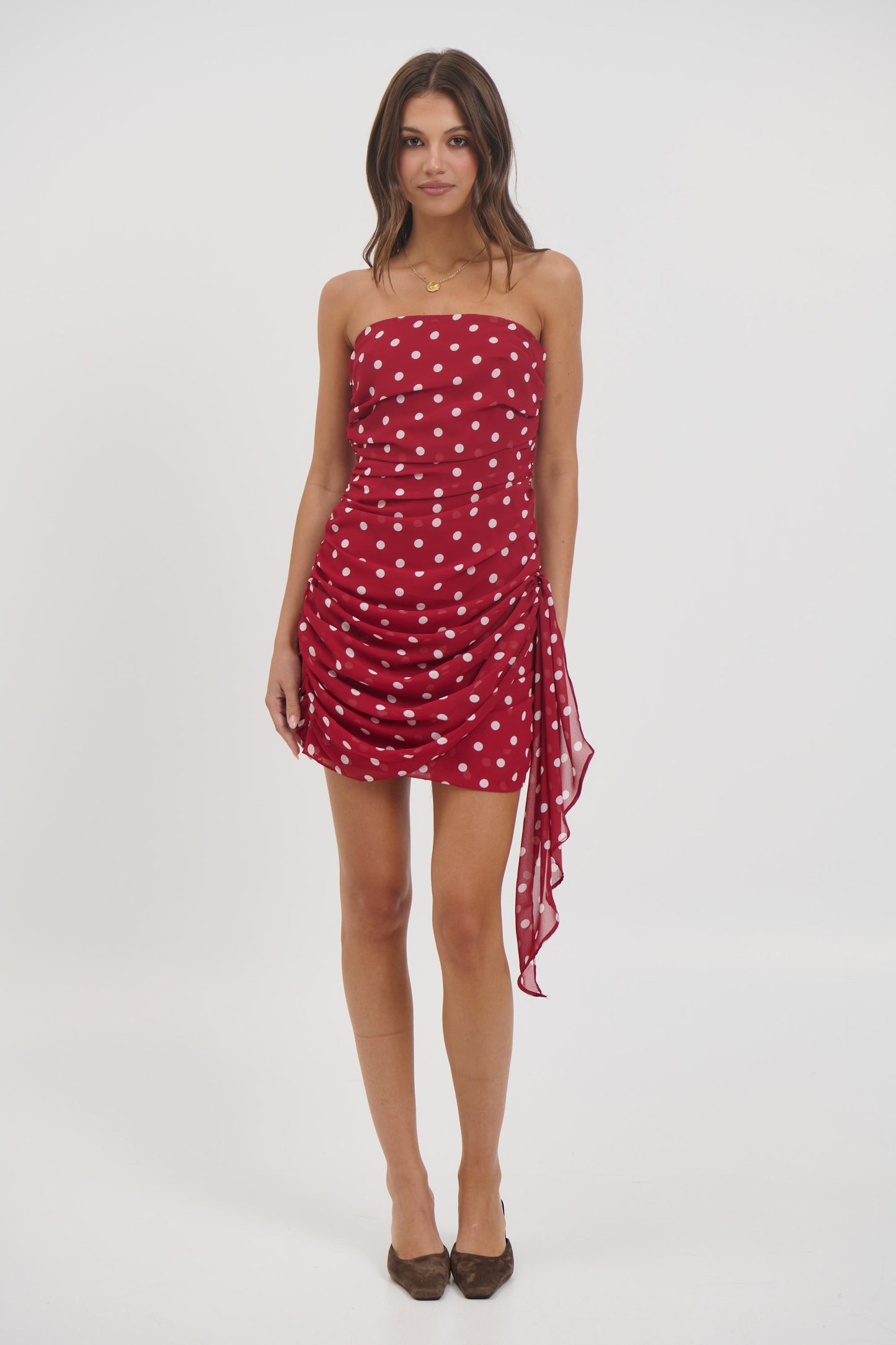 Charley Mini Dress Wine - FINAL SALE