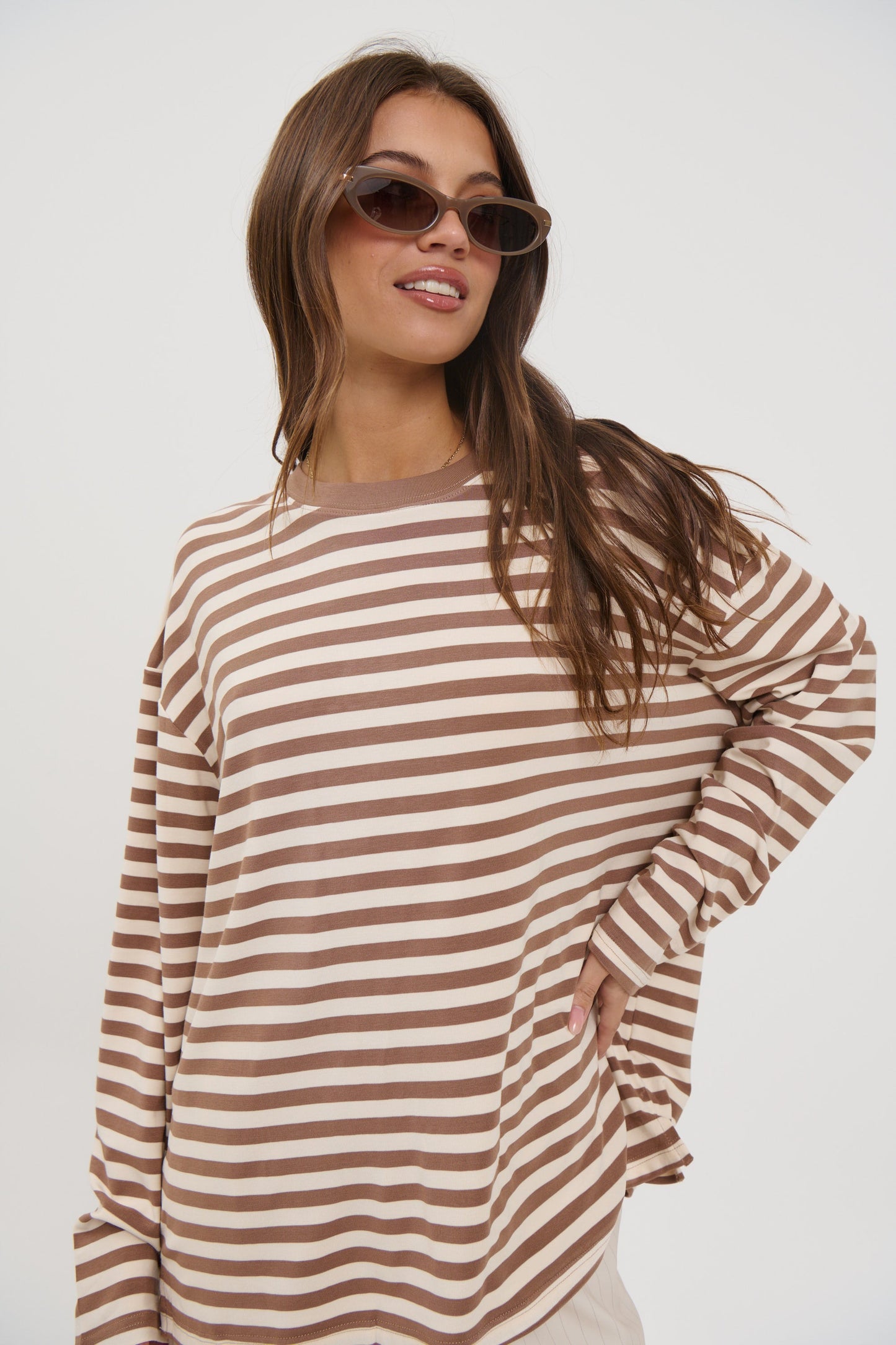 Jaida Long Sleeve Chocolate