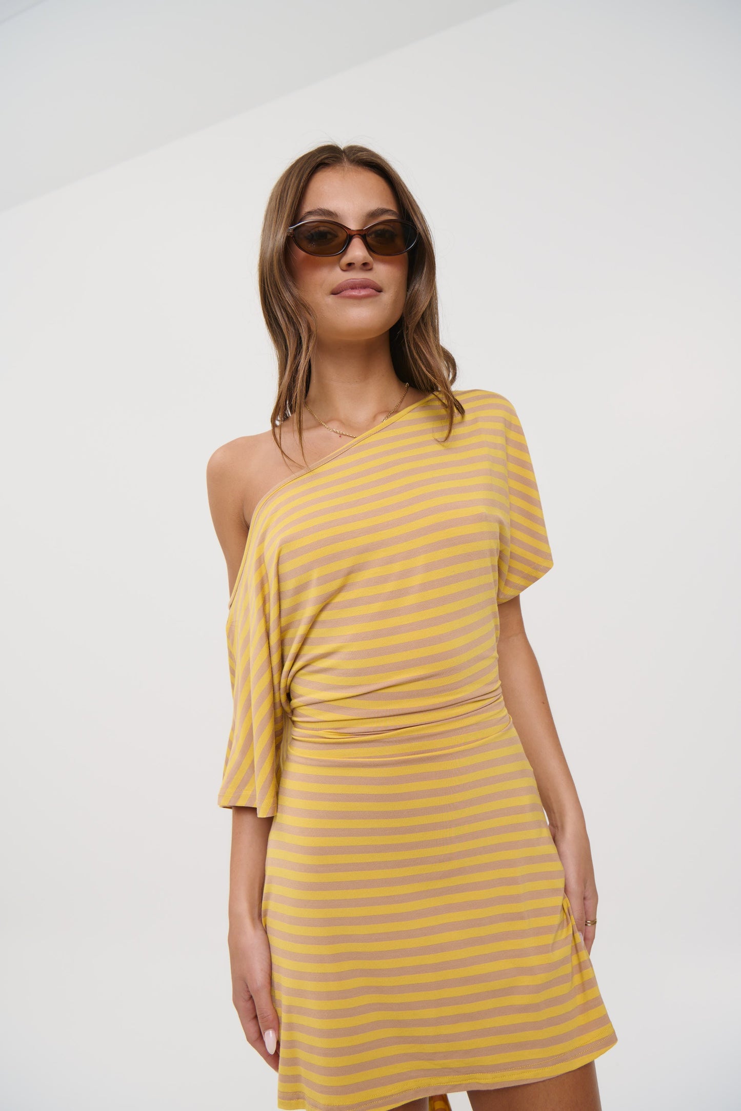 Lana Mini Dress Mustard - FINAL SALE