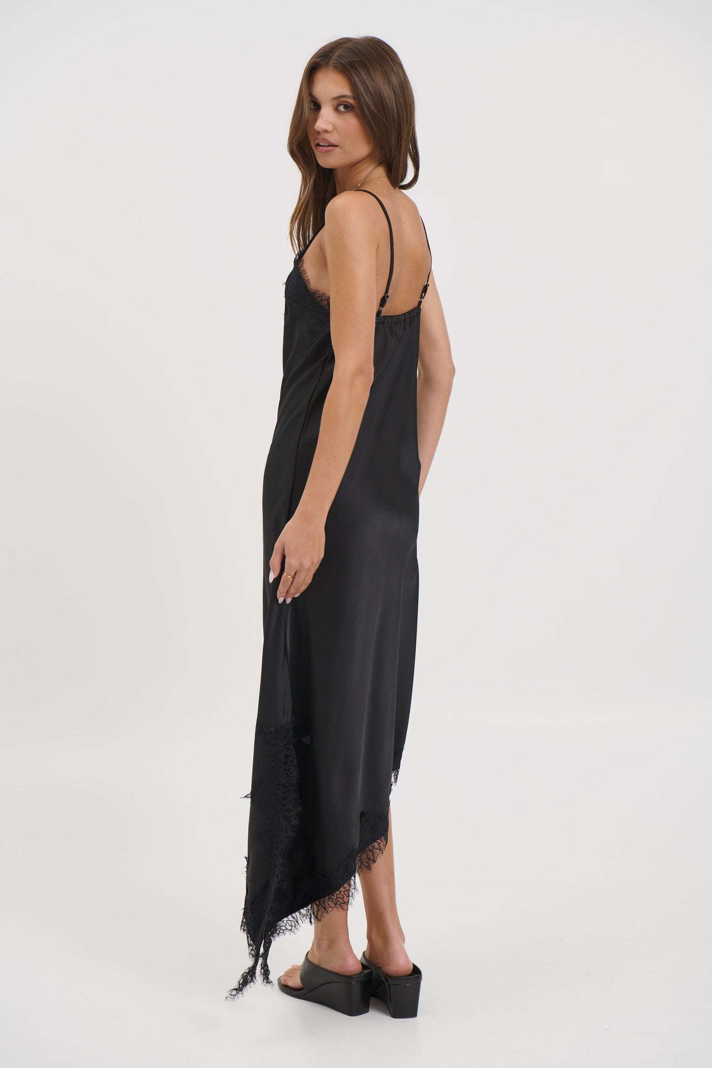 Blair Lace Midi Dress Black - FINAL SALE