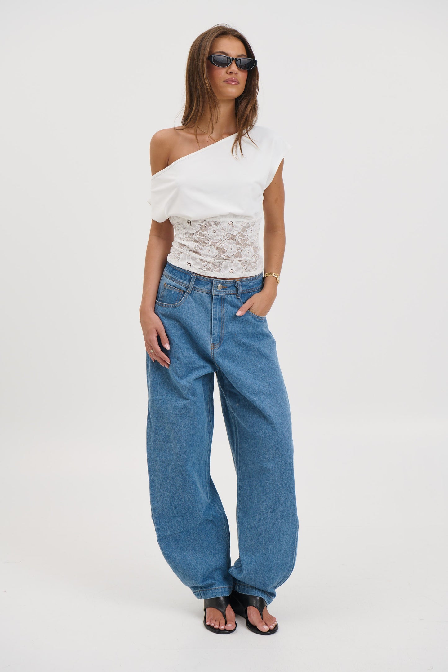 Kate Lace Top White