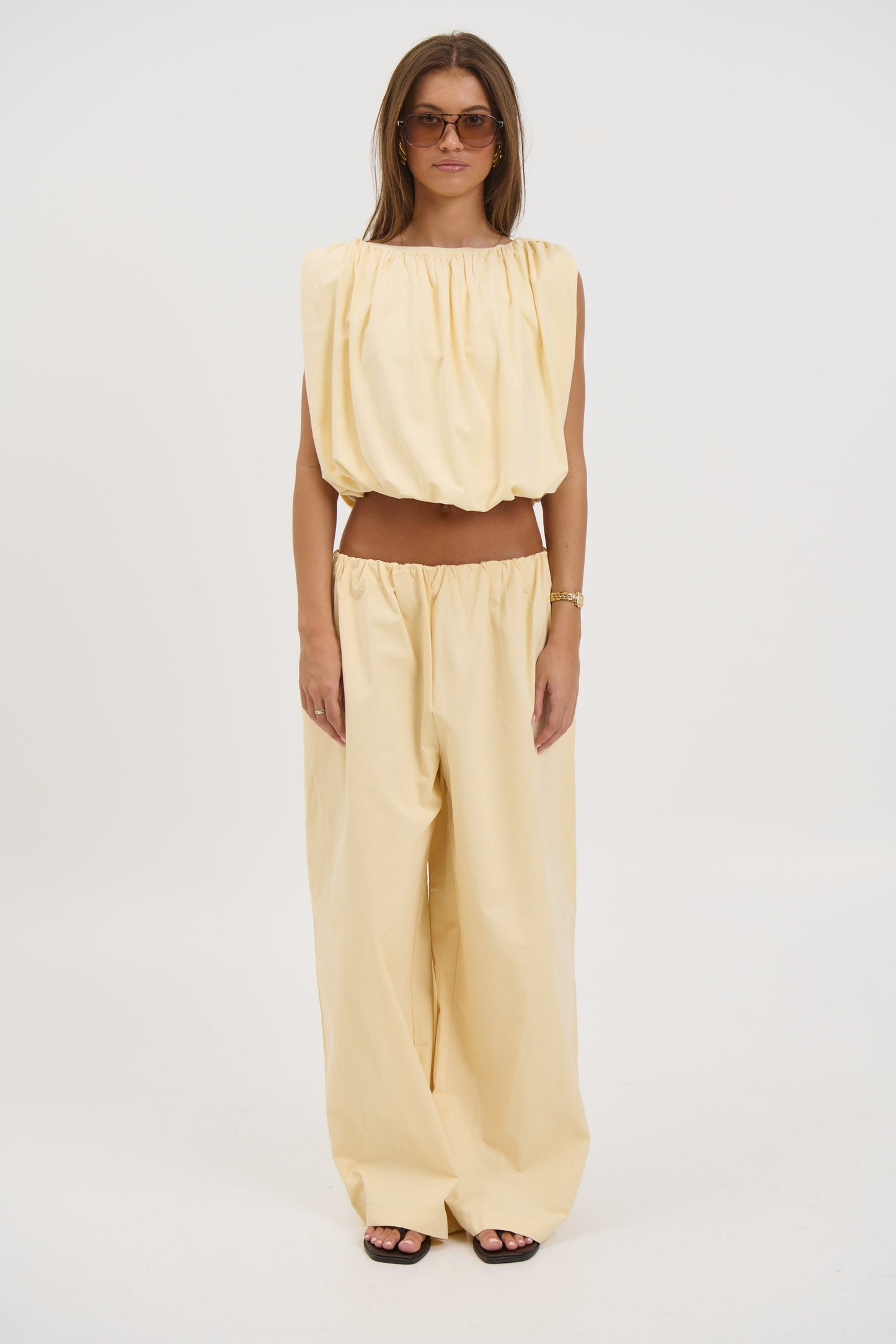 Louisa Bubble Top Lemon