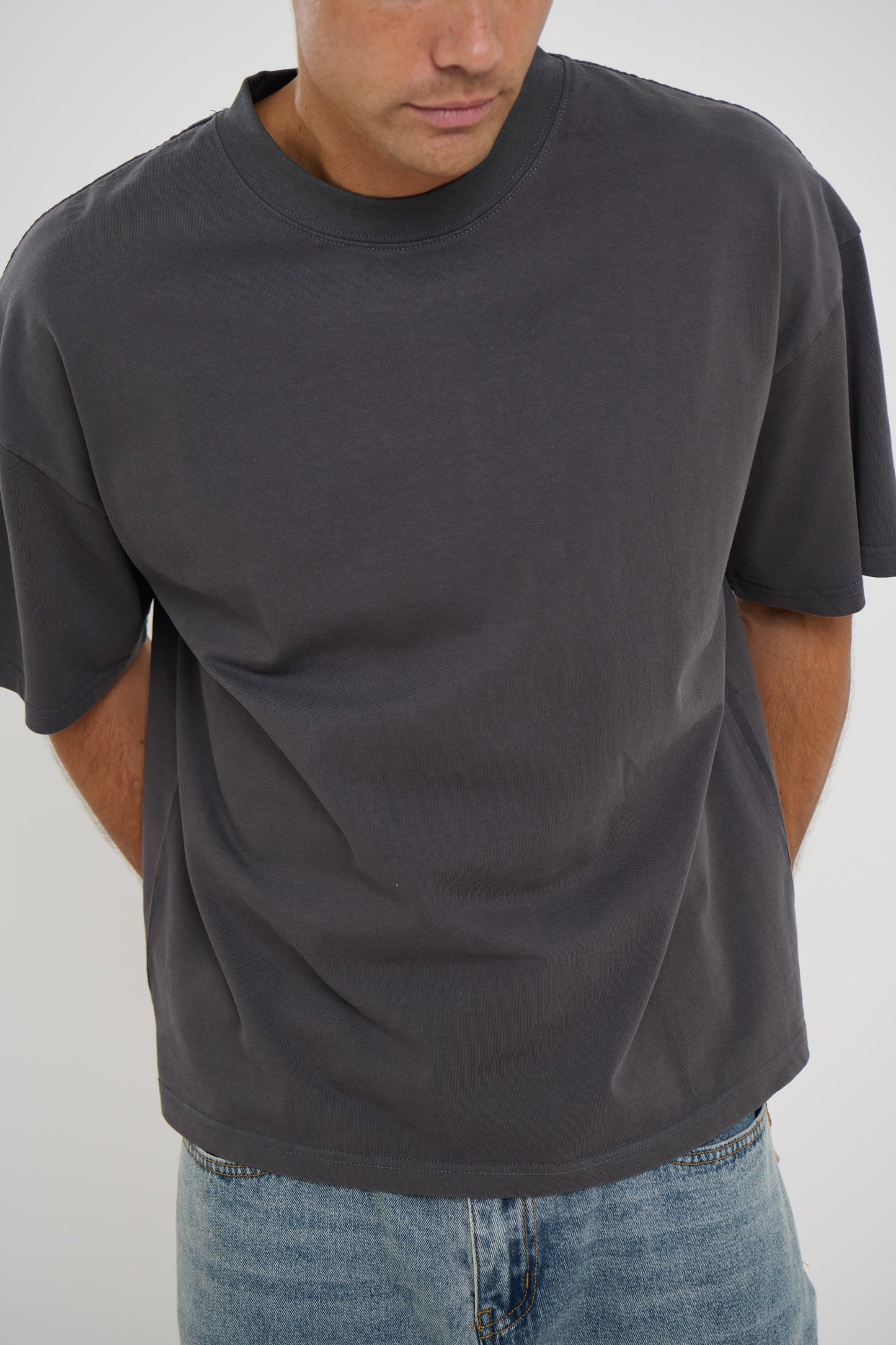 Charlie Crew Neck Wash Tee Acid