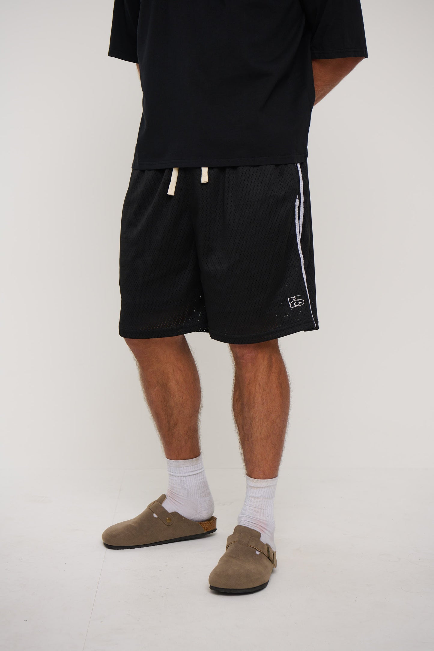 Julian Mesh Short Black