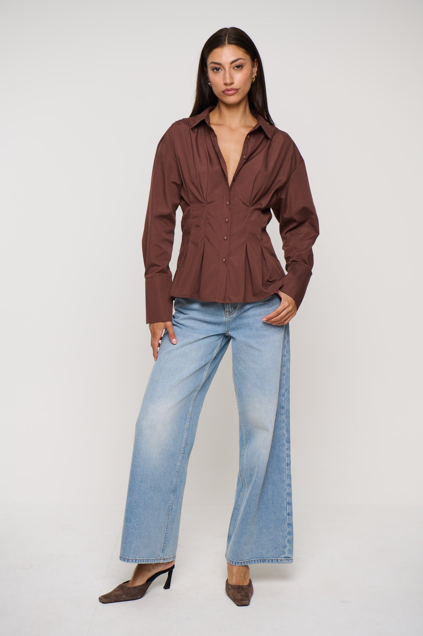 Jaymie Shirt Chocolate