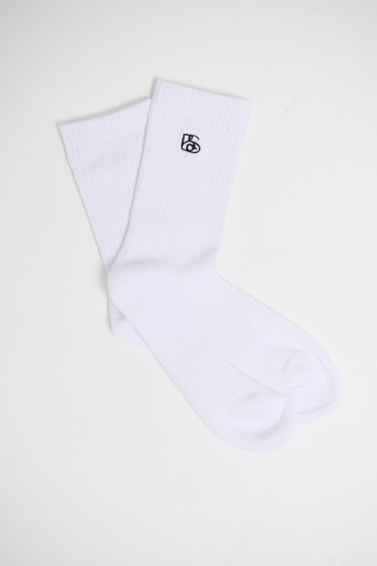 Combed Cotton Sock White