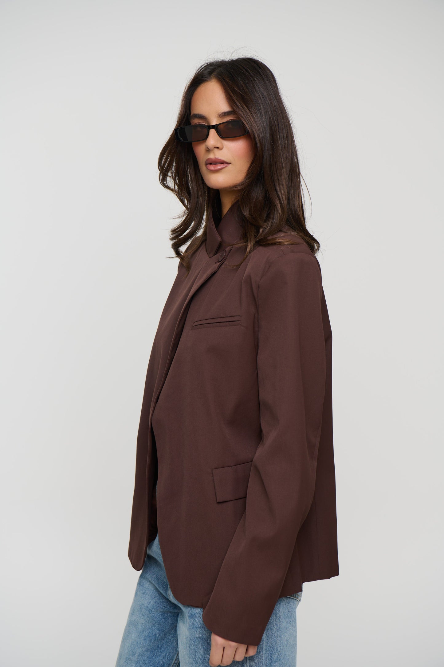 Florencia Blazer Chocolate