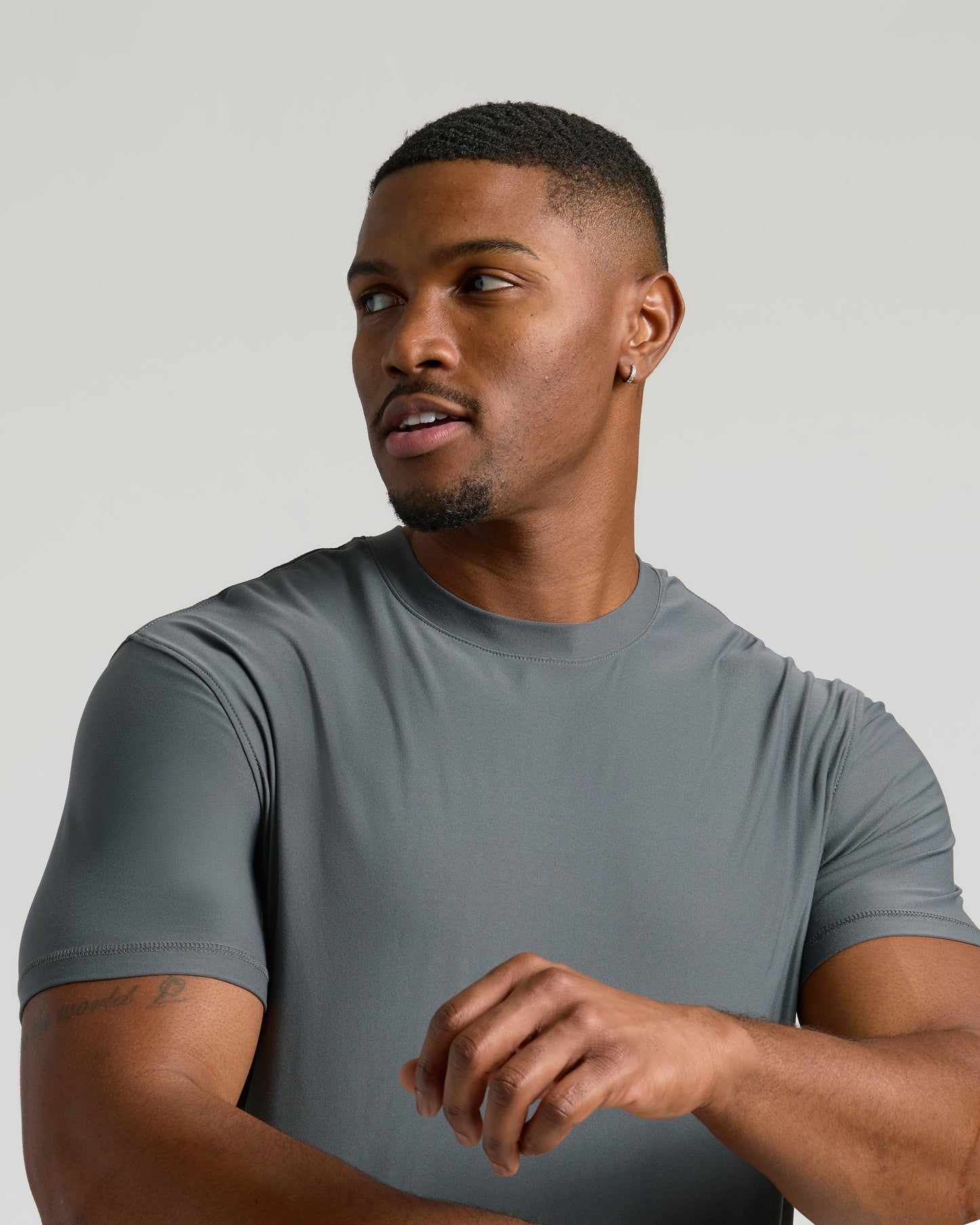 Carbon Tall Active Crew Neck 2.0
