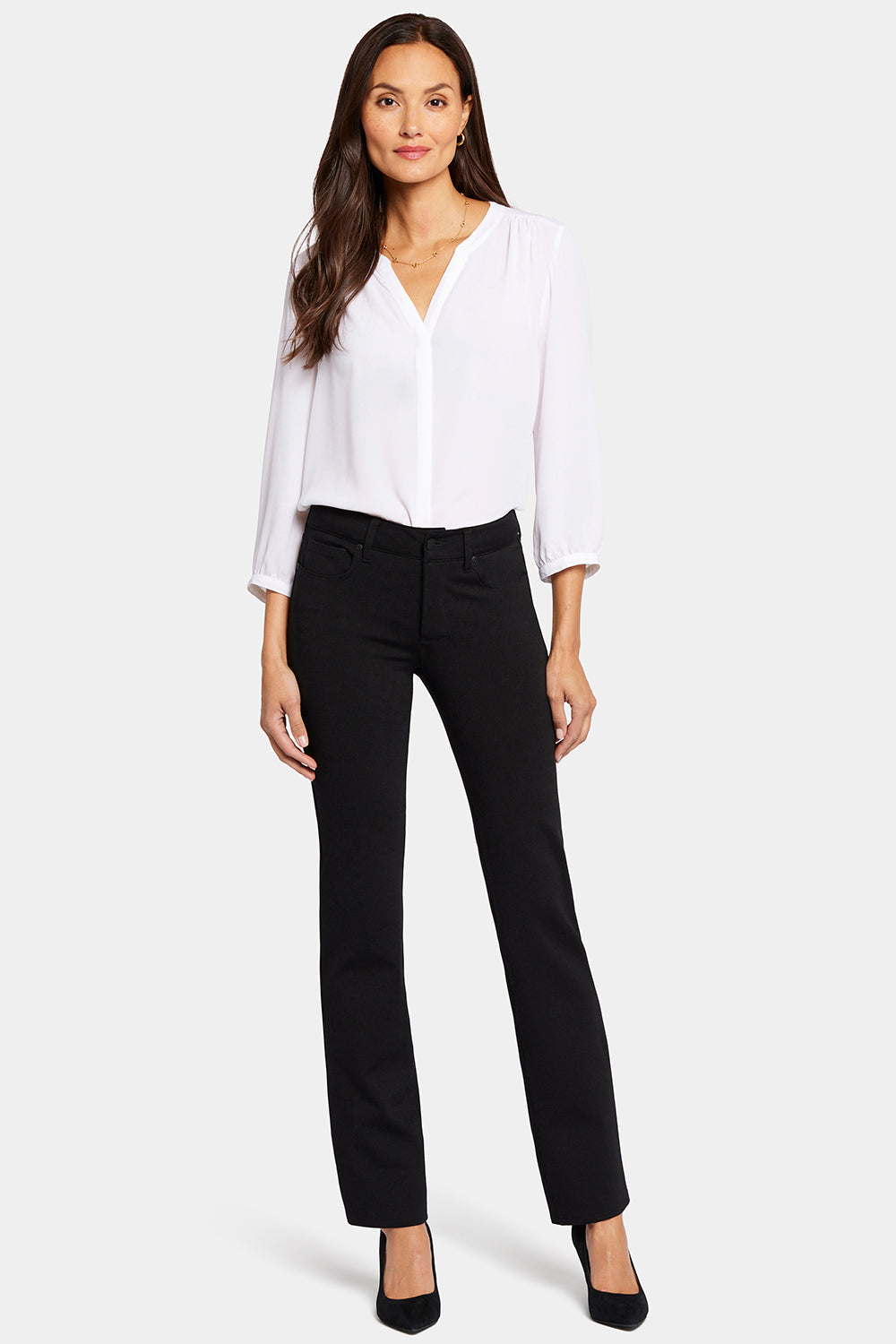 Marilyn Straight Pants - Black