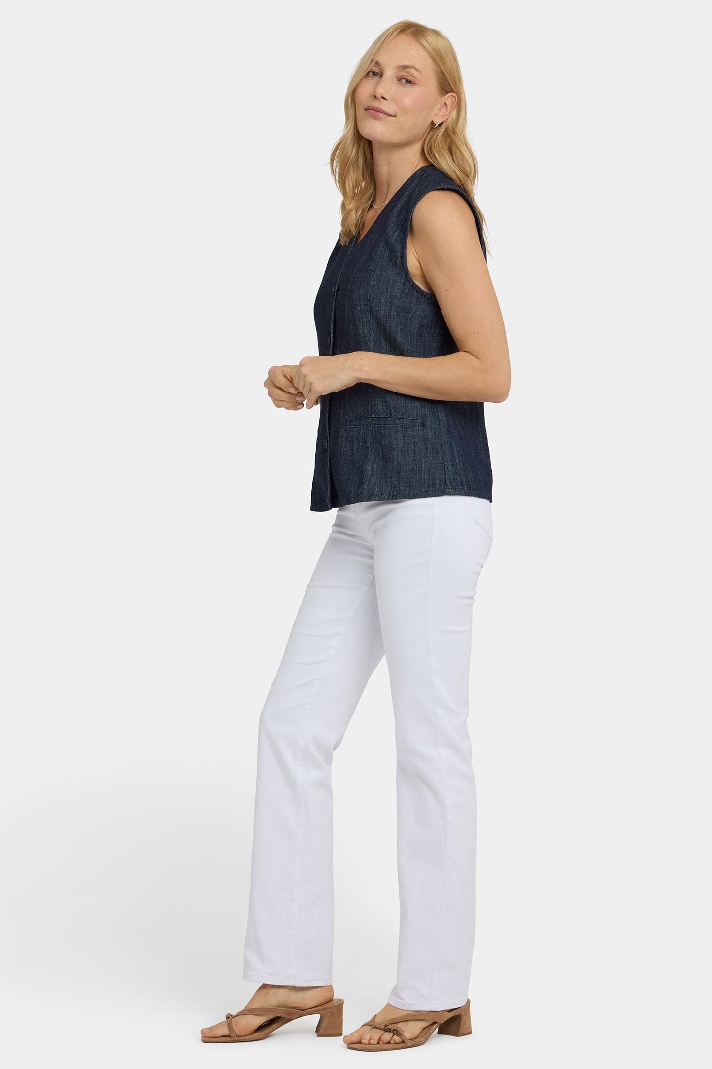 Denim Vest - Dark Indigo