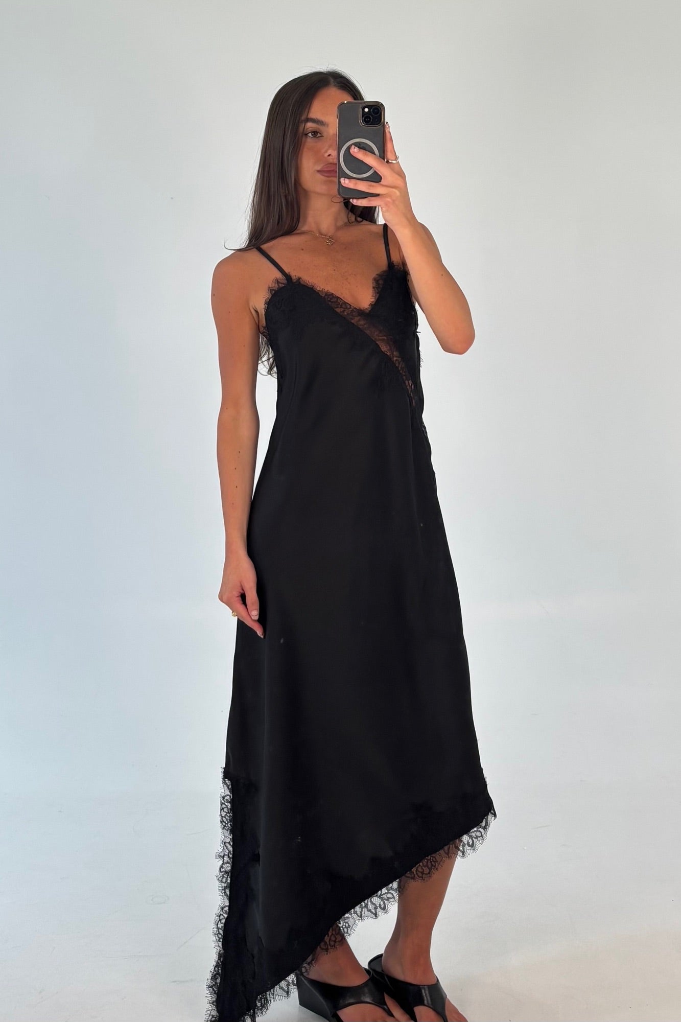 Blair Lace Midi Dress Black - FINAL SALE