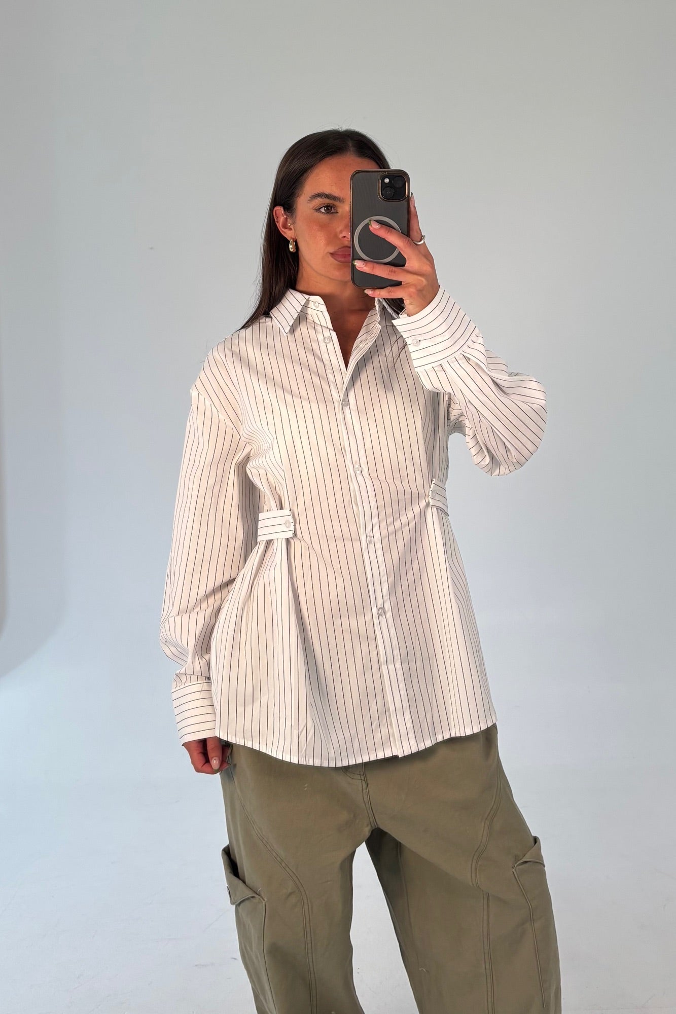 June Oversized Shirt White - FINAL SALE