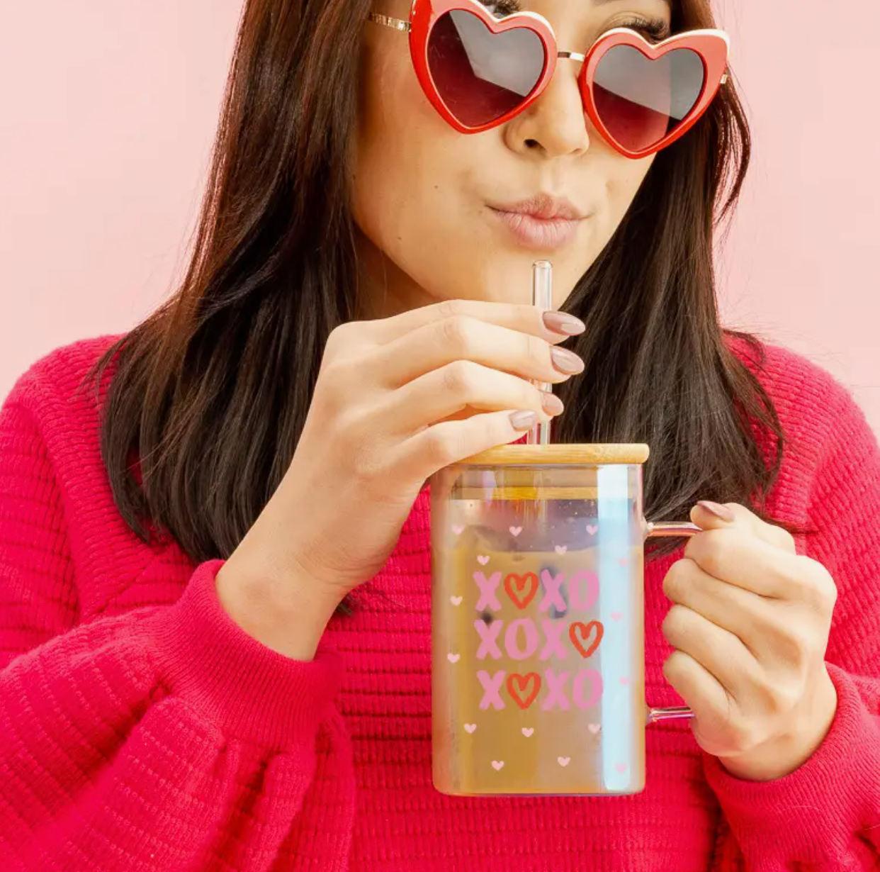 XOXO Glass Cup