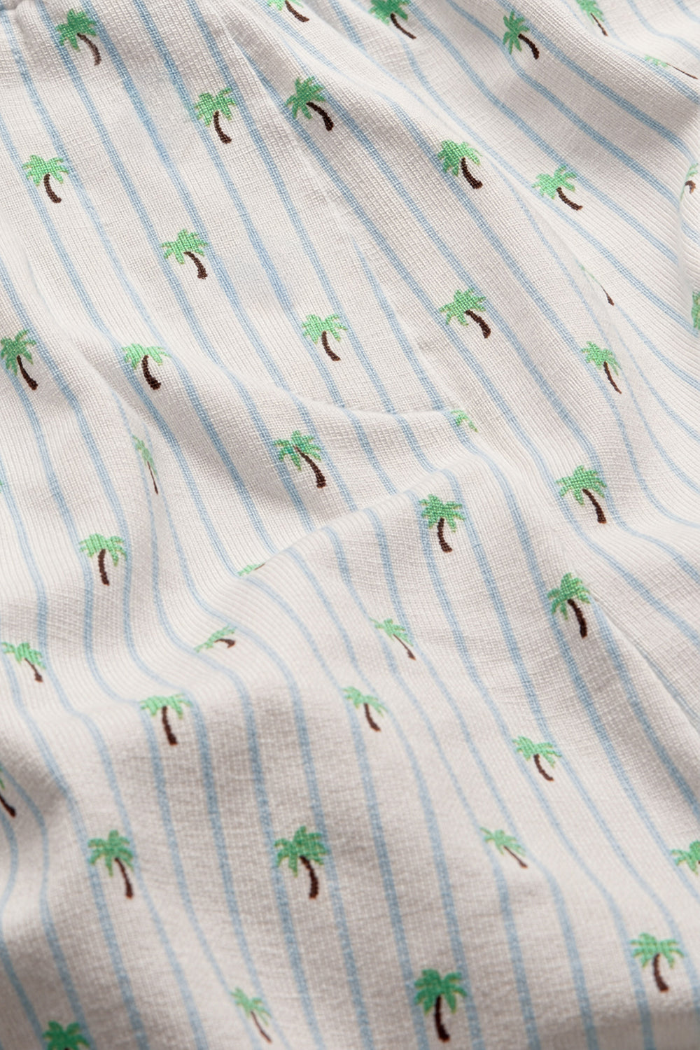 Pyjama Bottoms - Blue Stripe Palm Print