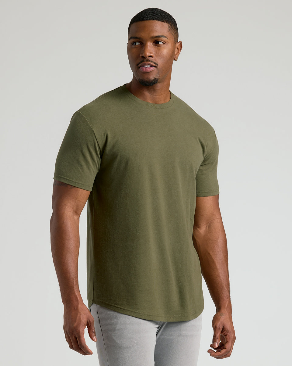 Staple Short Sleeve Tall Curved Hem Crew 6-Pack