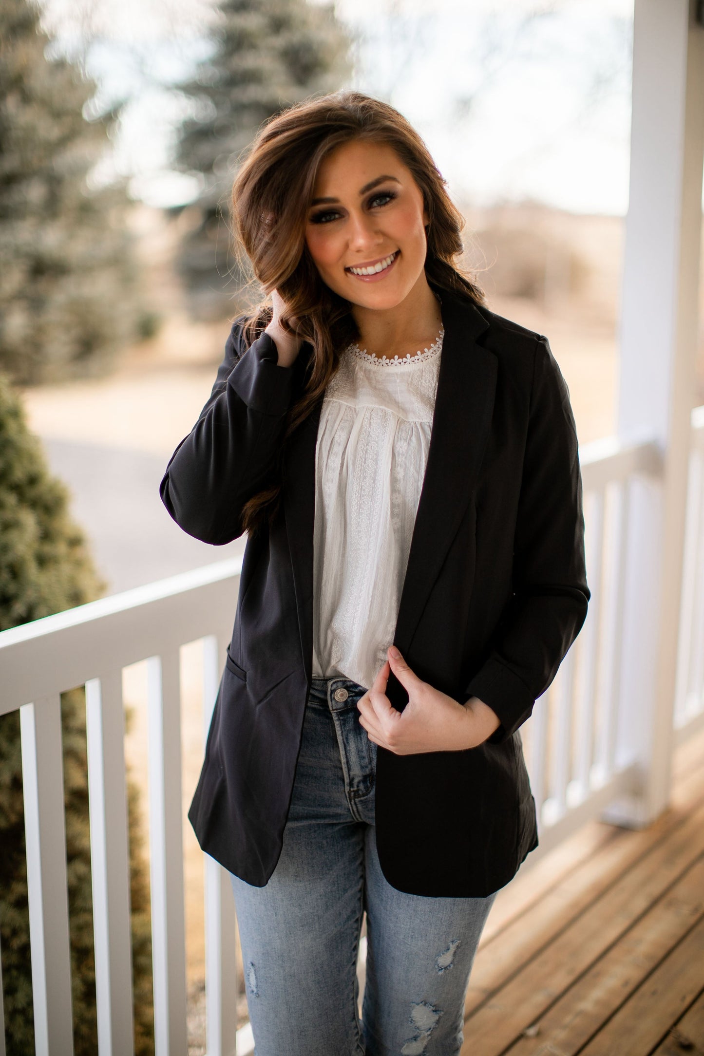 (SALE) Get After It Blazer (Black)