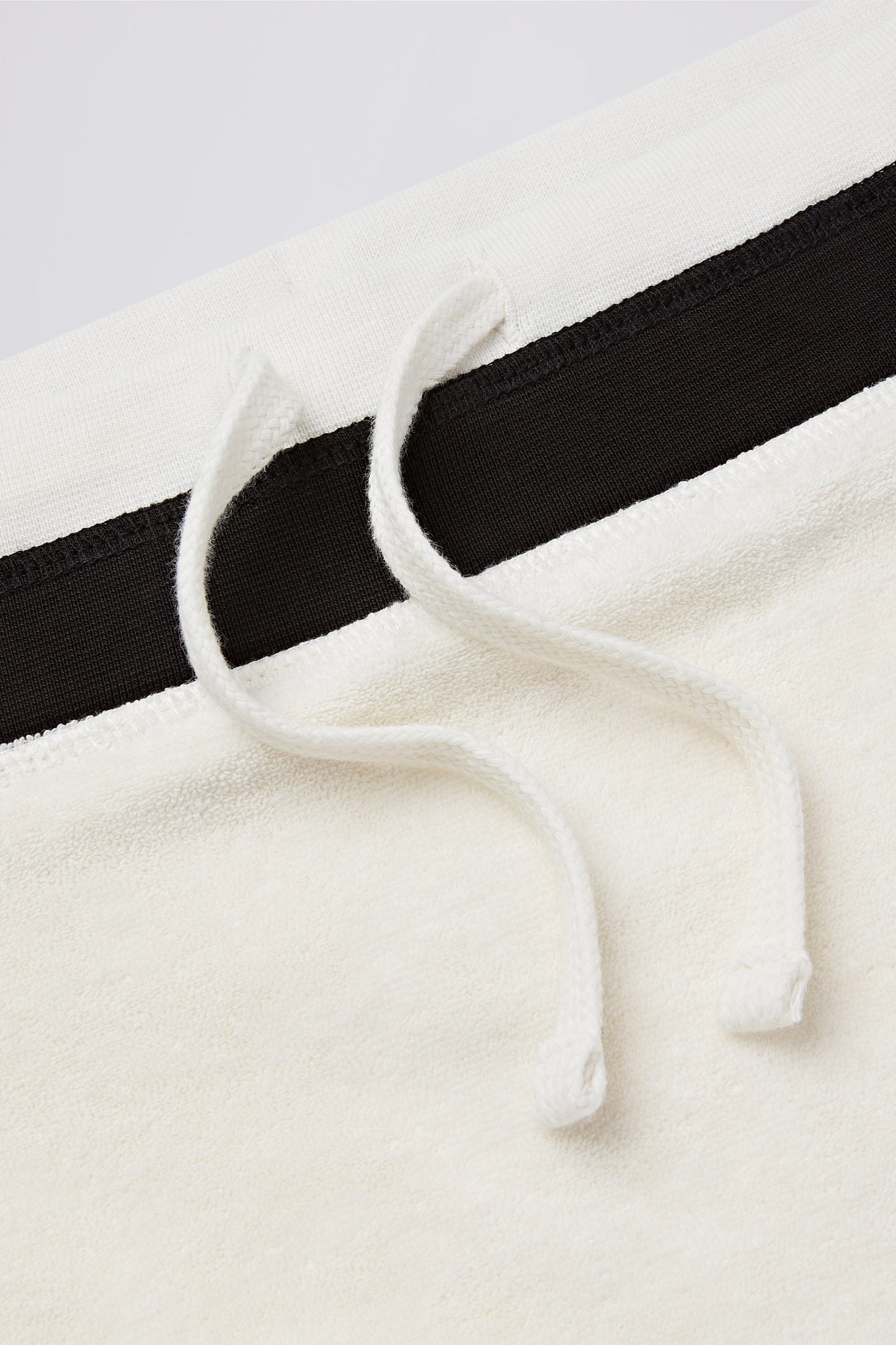 Terry Towelling Mid-Rise Skort in Ivory